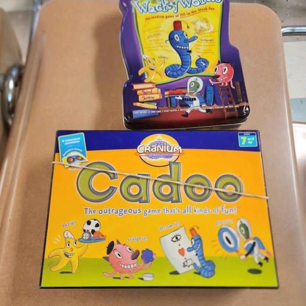 2 Cranium games: Cadoo and Wacky Words